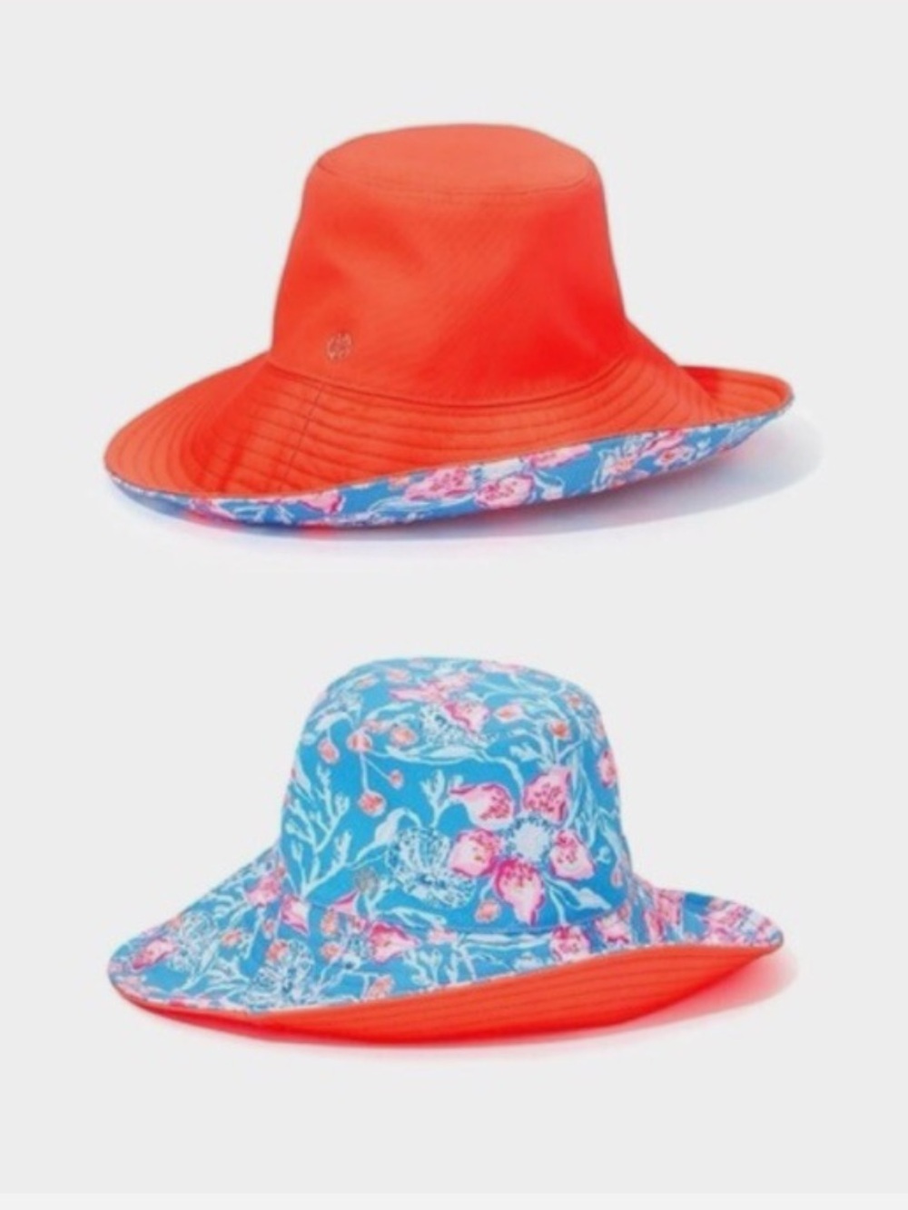 Lilly Pulitzer Reversible Canvas UPF 50 Bahamian Rhapsody's Sun Hat GWP NWT OS - Picture 3 of 8